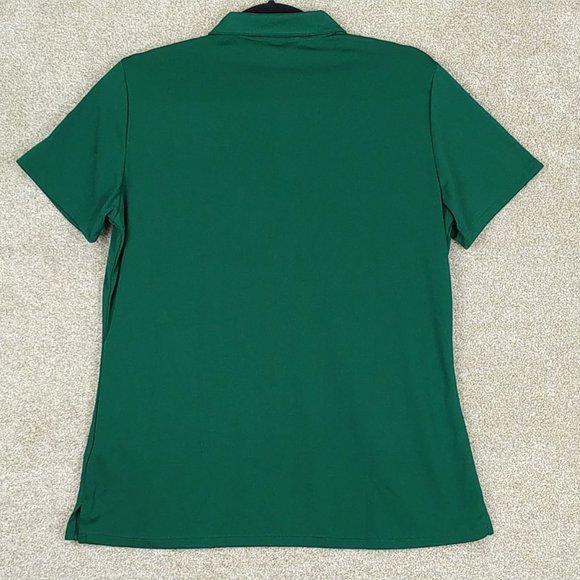 Adidas Golf Ladies Performance Polo Shirt UK Size Large Green Short Sleeve New - Picture 2 of 16
